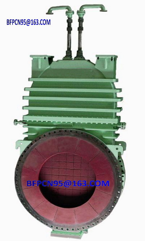 Hot blast valve