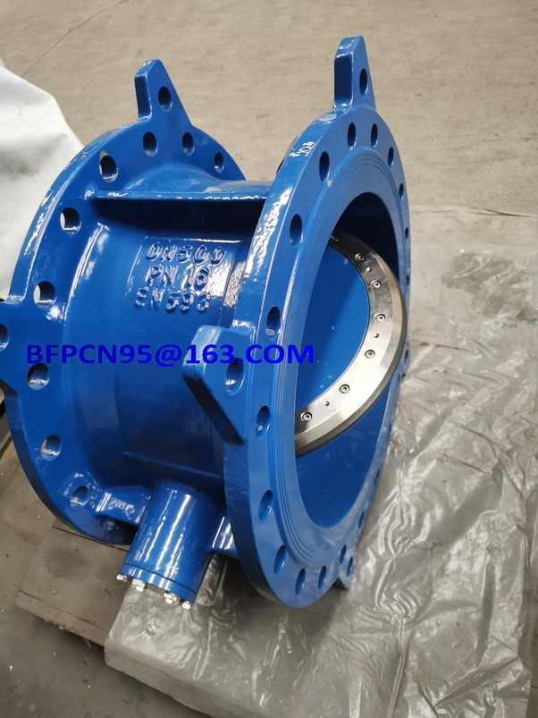 Horizontal butterfly valve