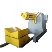 5T hydraulic decoiler with car