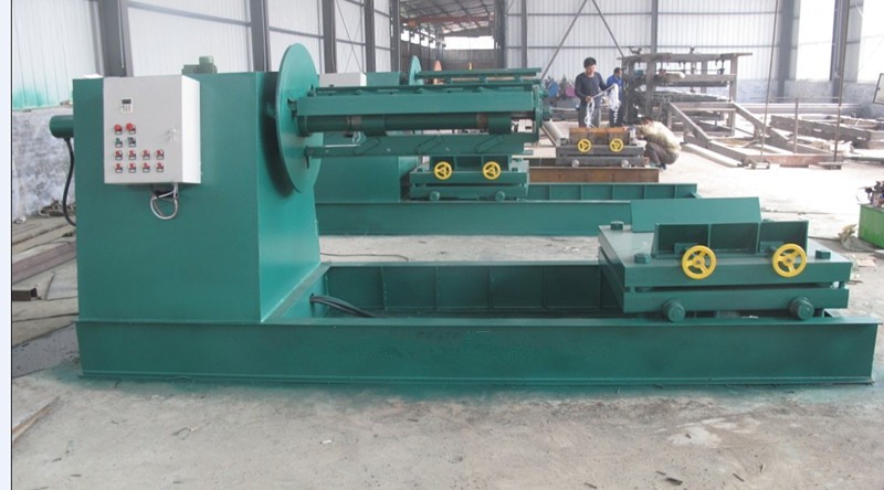 10T hydraulic decoiler withcar