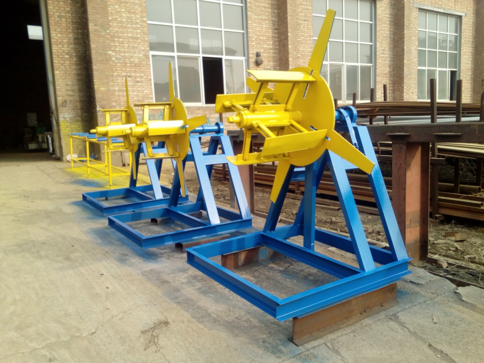 5T Manual horizontal decoiler / 6