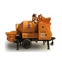 concrete pump with mixer