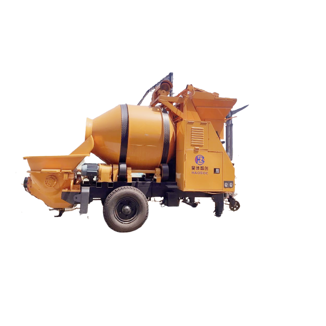 concrete pump with mixer / 3