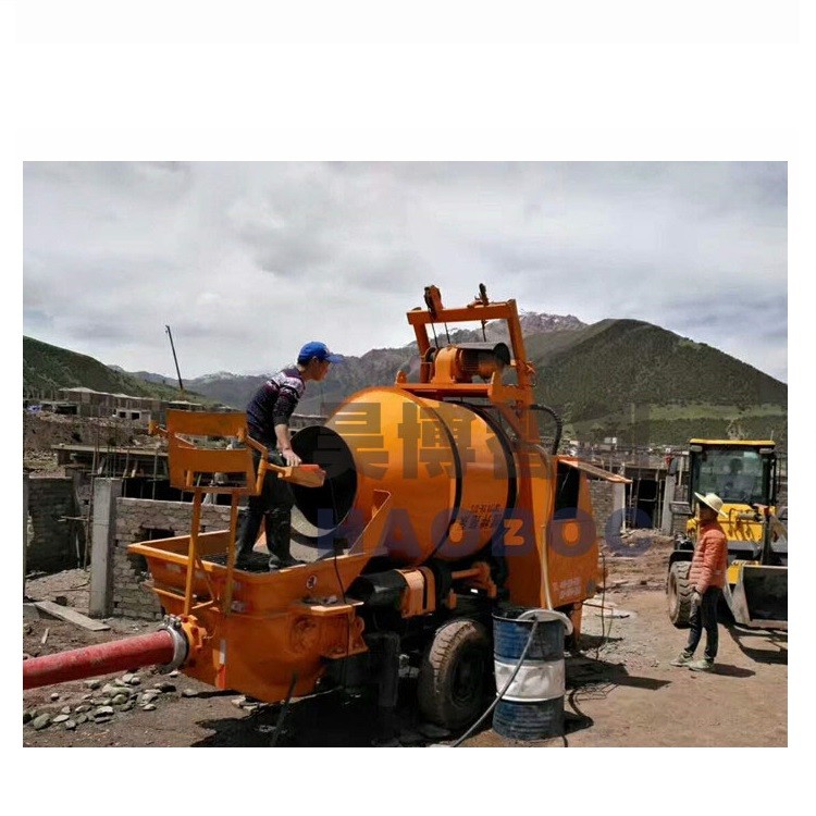 concrete pump with mixer / 5