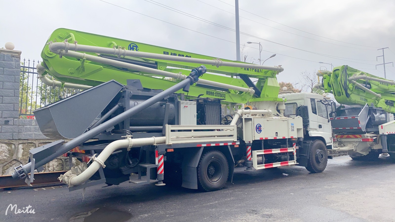 concrete boom pump truck / 4