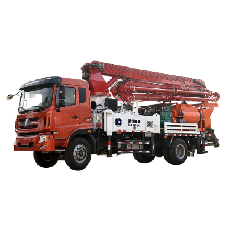 concrete boom pump truck