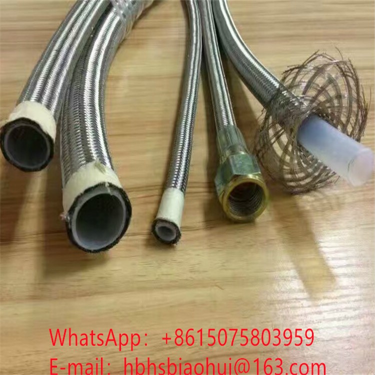 PTFE   Wire Braided  Hose / 8