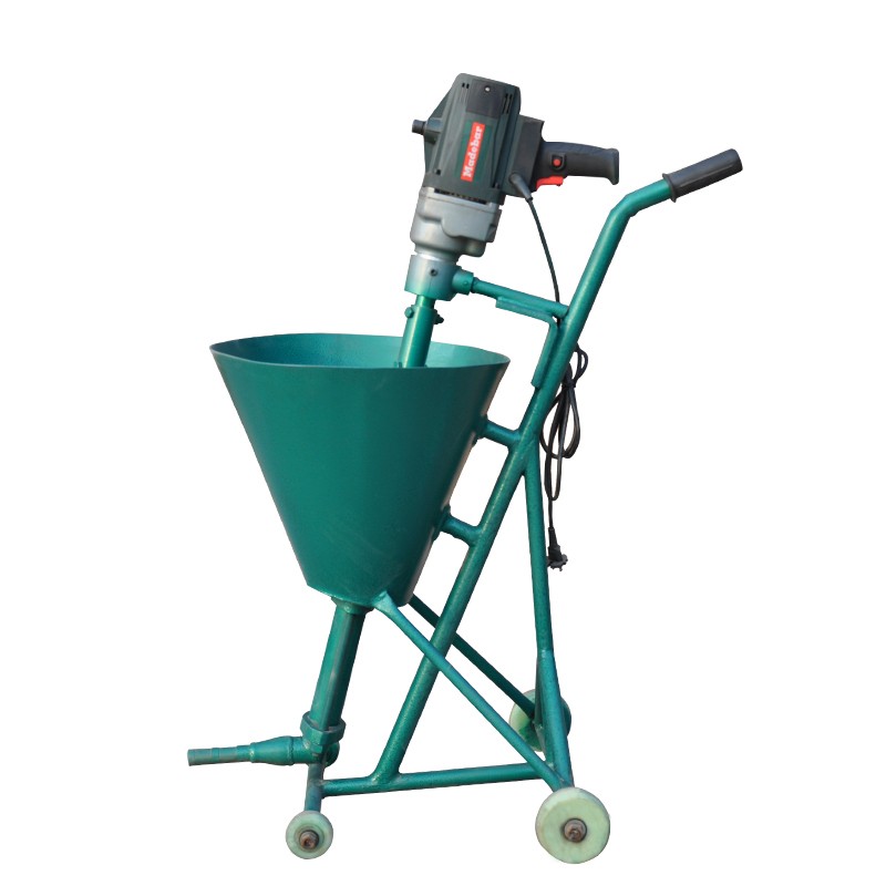 Electric drill grouting pump / 2