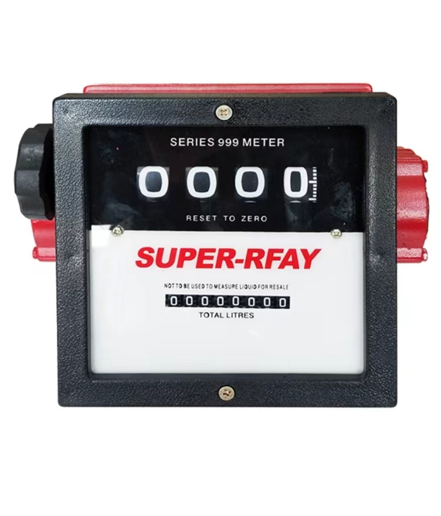 four-digit  fuel flow meter