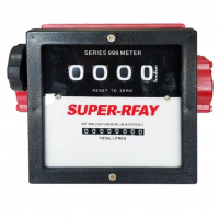 four-digit  fuel flow meter