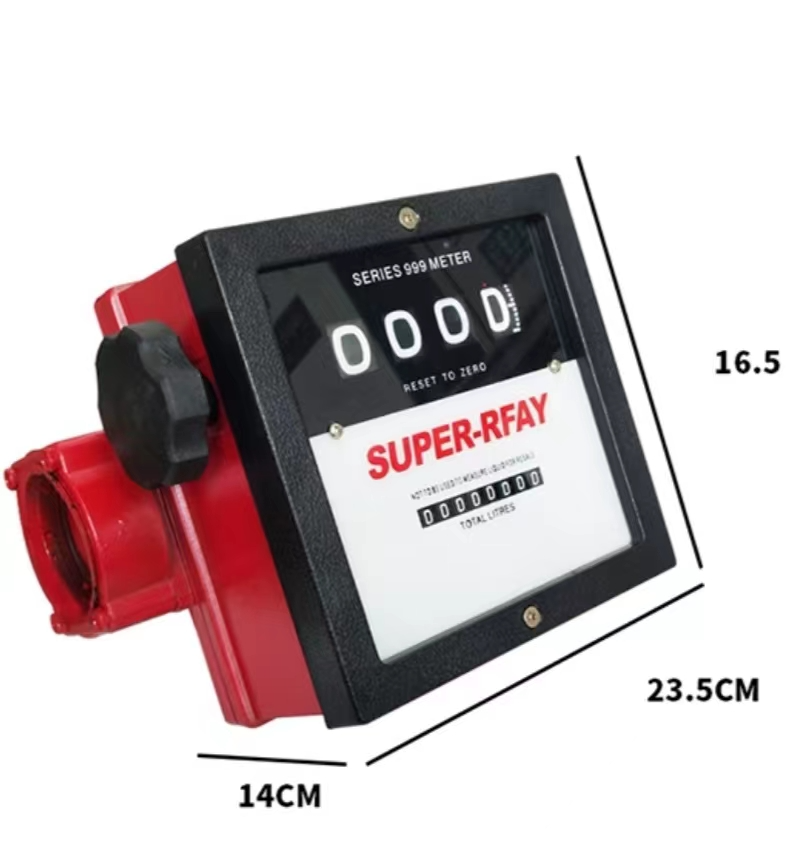 four-digit  fuel flow meter / 4