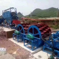 Wheel sand washing machine