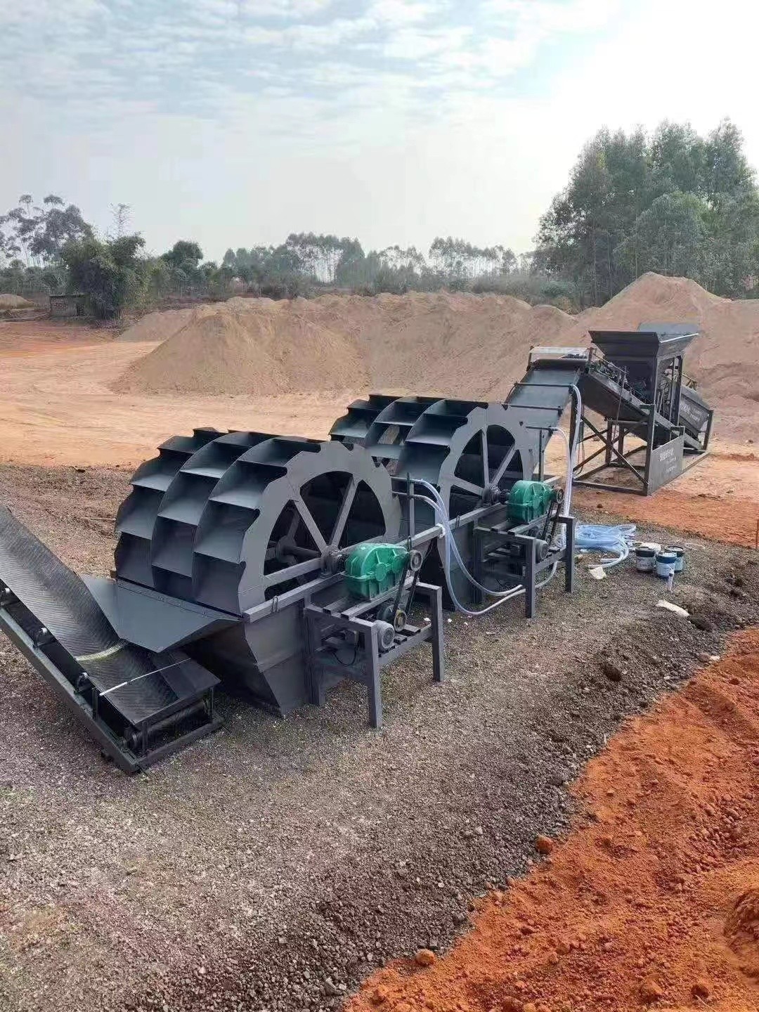 sand screw washer