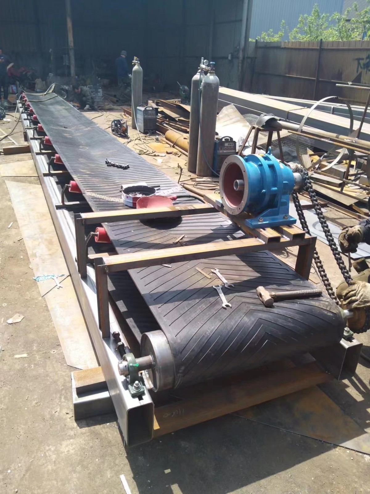 stone mining belt conveyor