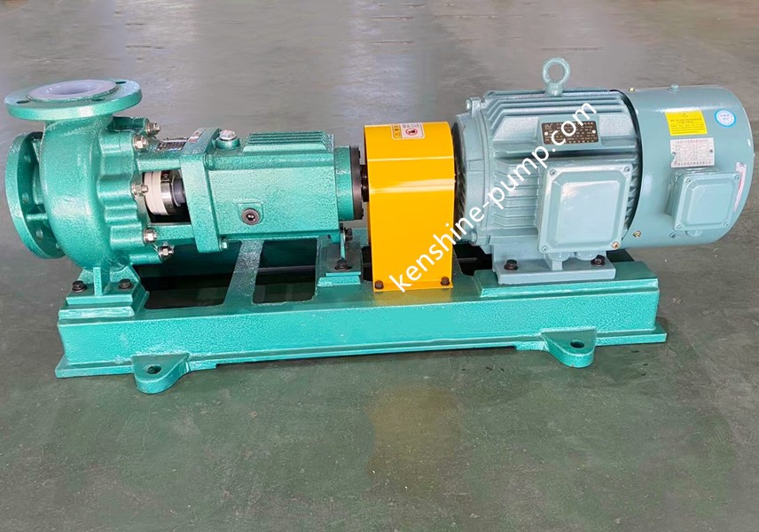 Fluoroplastic liner pump