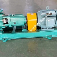 Fluoroplastic liner pump