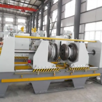 Drum flanging machine