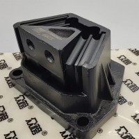 Engine rubber damping support