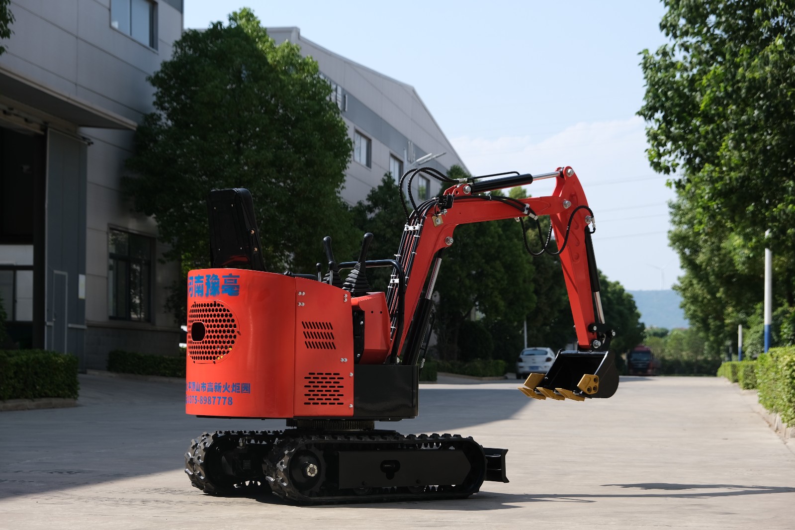 1.2 ton mini hydraulic crawler excavator / 9