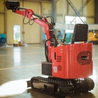 1ton Digging Multifunction Hydraulic  Mini Excavator Hole Crawler TrackExcavator