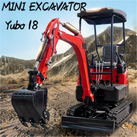 Yubo-18 Construction Machinery Mini Excavator 1.8ton 1800kg  Small Excavator