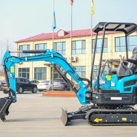 Cheap Price Chinese Yubo-17 Mini Excavator Small Digger Crawler Excavator