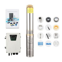1100W 2200KW  2HP 3HP solar submersible pump solar power pump