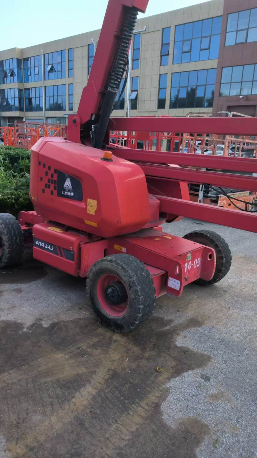 14 meter lithium battery curved arm for Lingong / 8