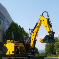 Free shipping!! Chinese High Quality Mini Excavator Farm Crawler Excavator