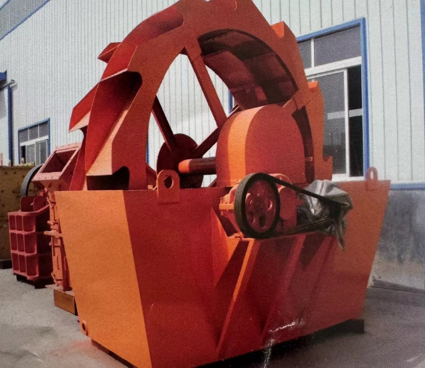 Wheel sand washing machine / 2