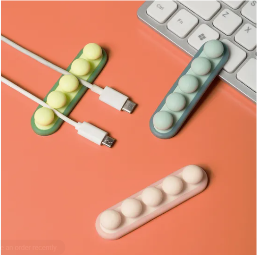 Jy08 Pea Cable Clips USB Cable Organizer Charging Cord Holder / 5