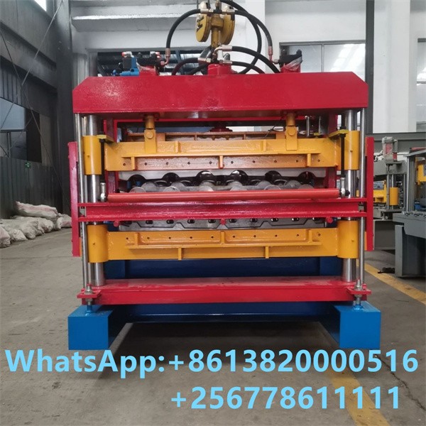 Double layer tile press machine