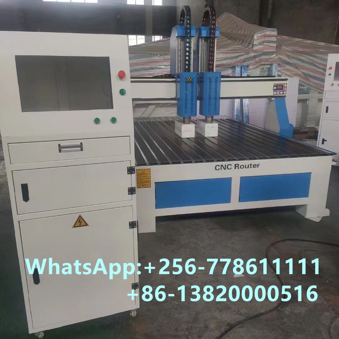 Double Cutter Head Wood Engraving Machine / 5