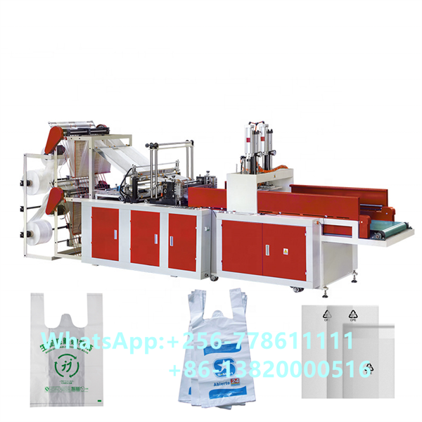 Full Automatic Two Lines Plastic Bag Making Machine / 6