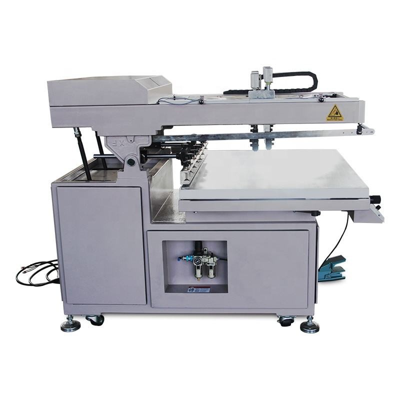 Single Color Flat Silk Screen Printing Machine / 4