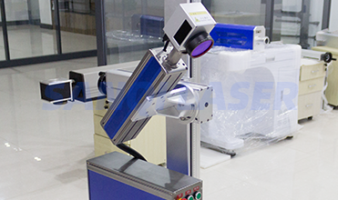 20w 30w 60w 100w Fiber Laser Flying Marking Machine with Conveyor / 5