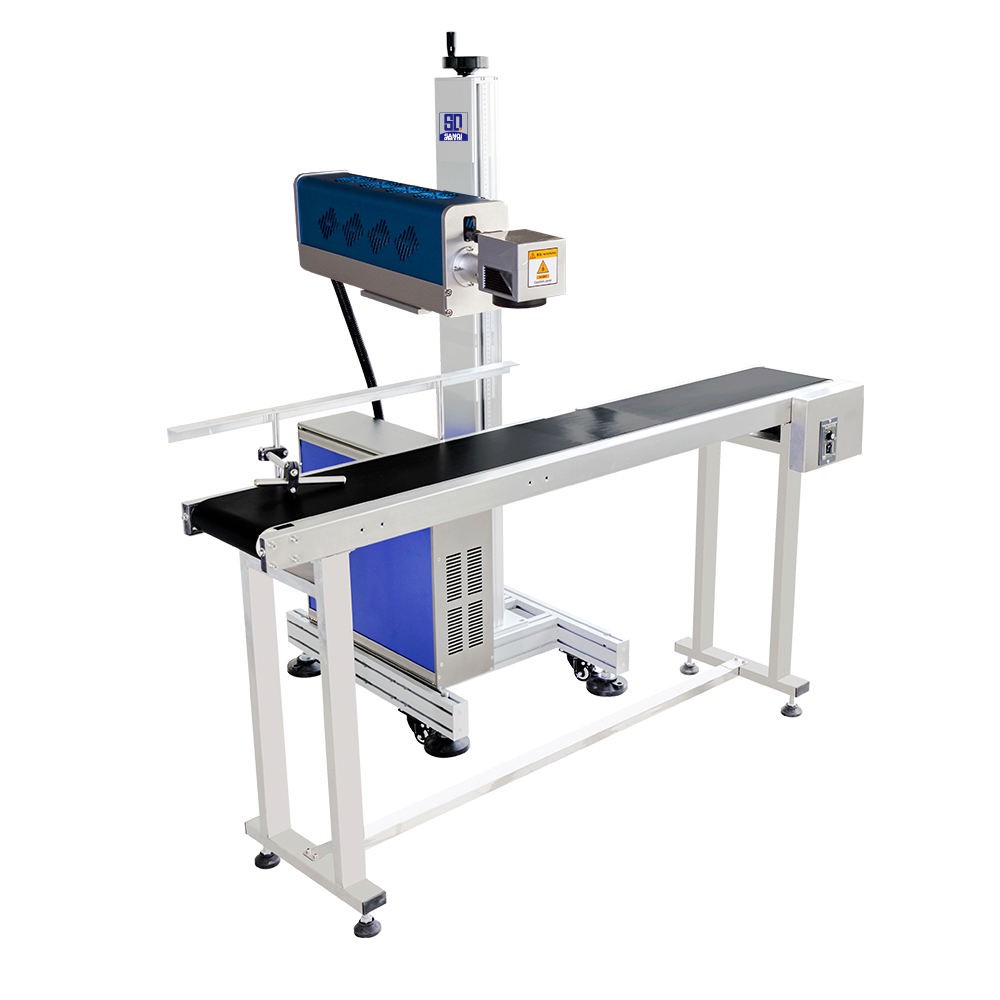 Flying CO2 Laser Marking Machine With Support Tablet Encoder and Fiber Sensor / 2