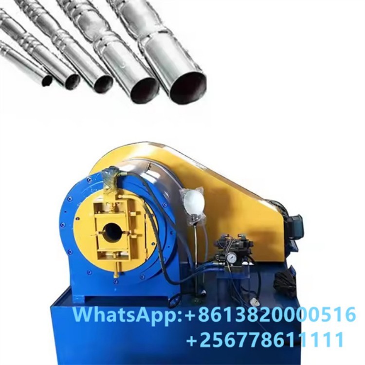 Fully Automatic Flower design swaging pipe machine 75-560 / 4