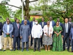 Museveni met with Dangote and strongly promoted the Ho