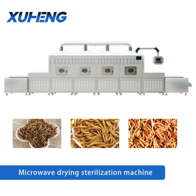 Insects Microwave Drying Puffed Sterilizing Machine / 1