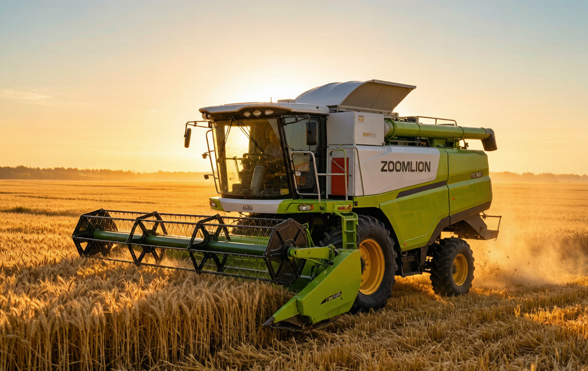 High-Efficiency Wheat & Grain Harvester for African Farms / 2