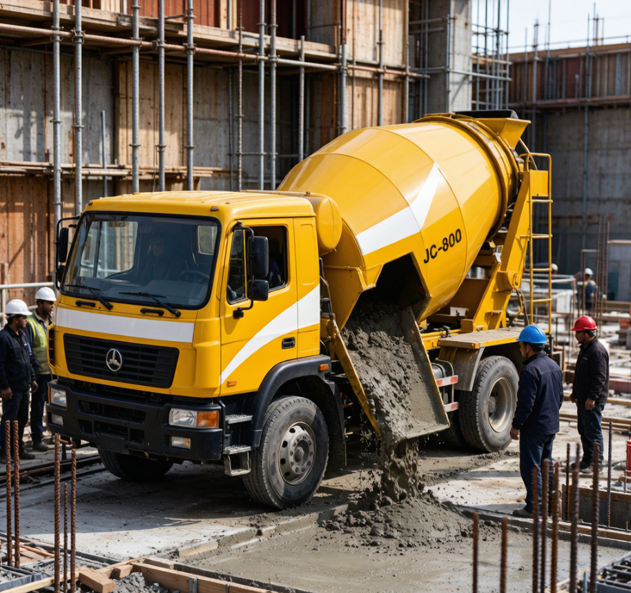 Concrete mixer truck / 4