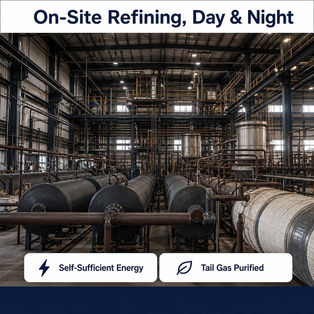 Pyrolysis Oil to Diesel Distillation Plant / 7