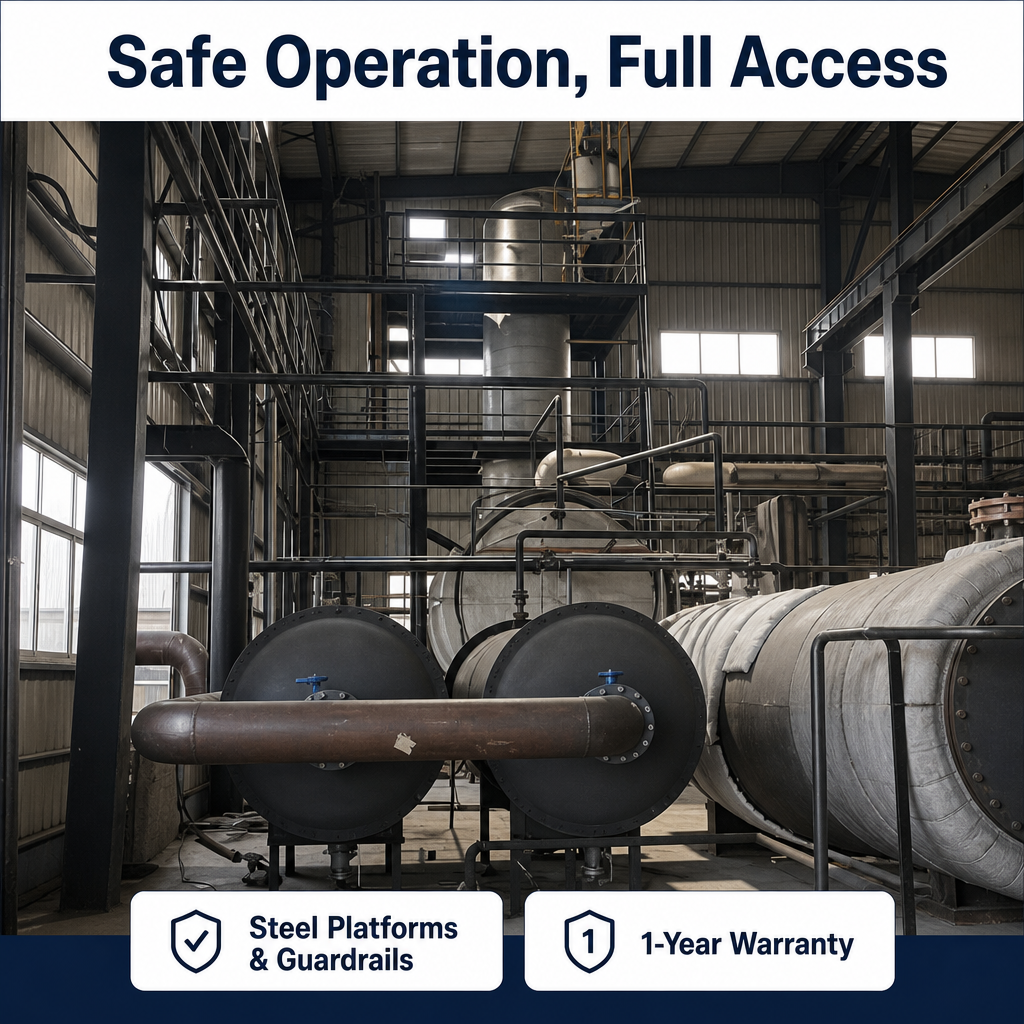Pyrolysis Oil to Diesel Distillation Plant / 8